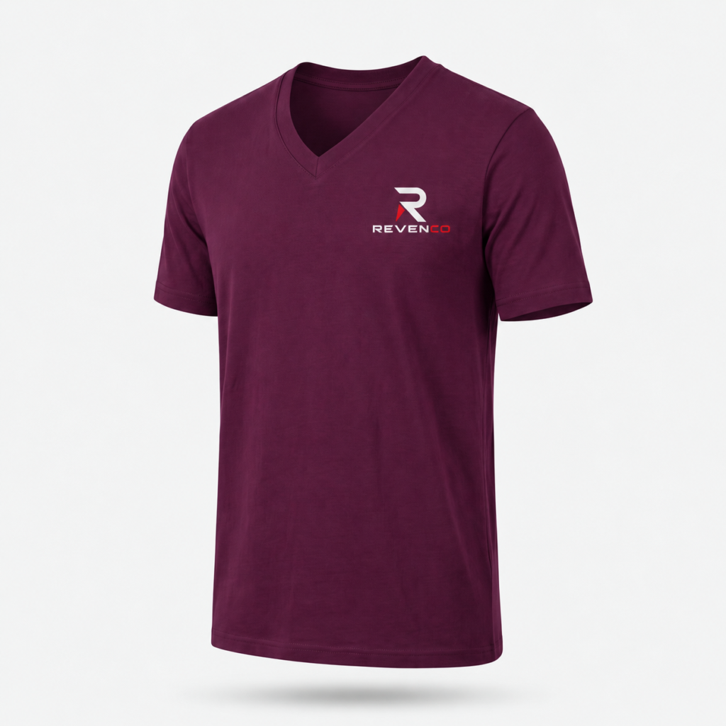 Custom V-Neck Streetwear T-Shirt