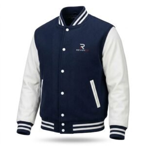 Custom Navy Varsity Jacket